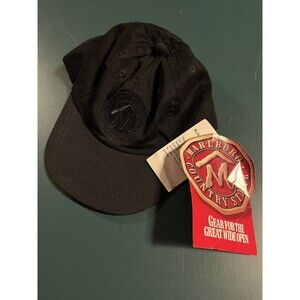 VINTAGE 1994 NWT Marlboro Country Store Hat Cap Black Strapback Morris VTG NEW